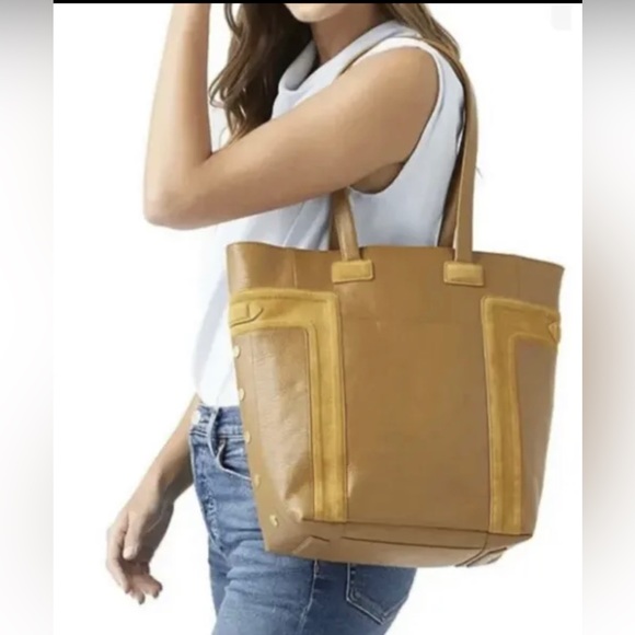 NWT HAMMITT Otis Tote Golden Valley Tan HANDBAG Shoulder